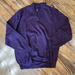 Jos A Bank Quarter Zip Sweater